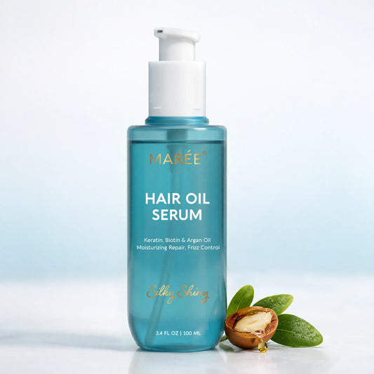 Sérum de Aceite de Keratina – Reparación y Brillo para Cabello Dañado