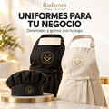 Uniformes para restaurantes: delantales y gorros personalizados con tu logo