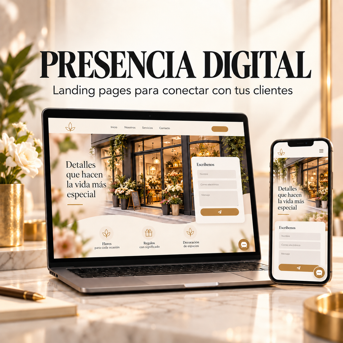 Servicio presencia digital de Radianza Store Digital